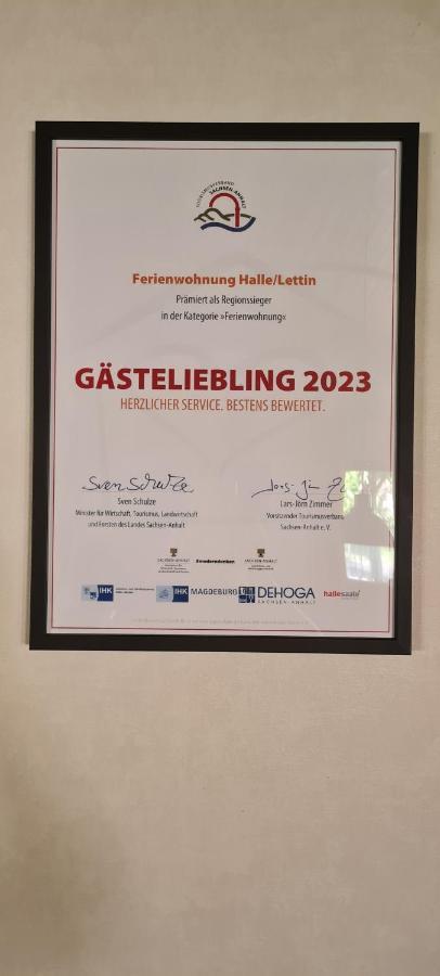 Ferienwohnung Halle/Lettin Halle (Saale) Exterior foto
